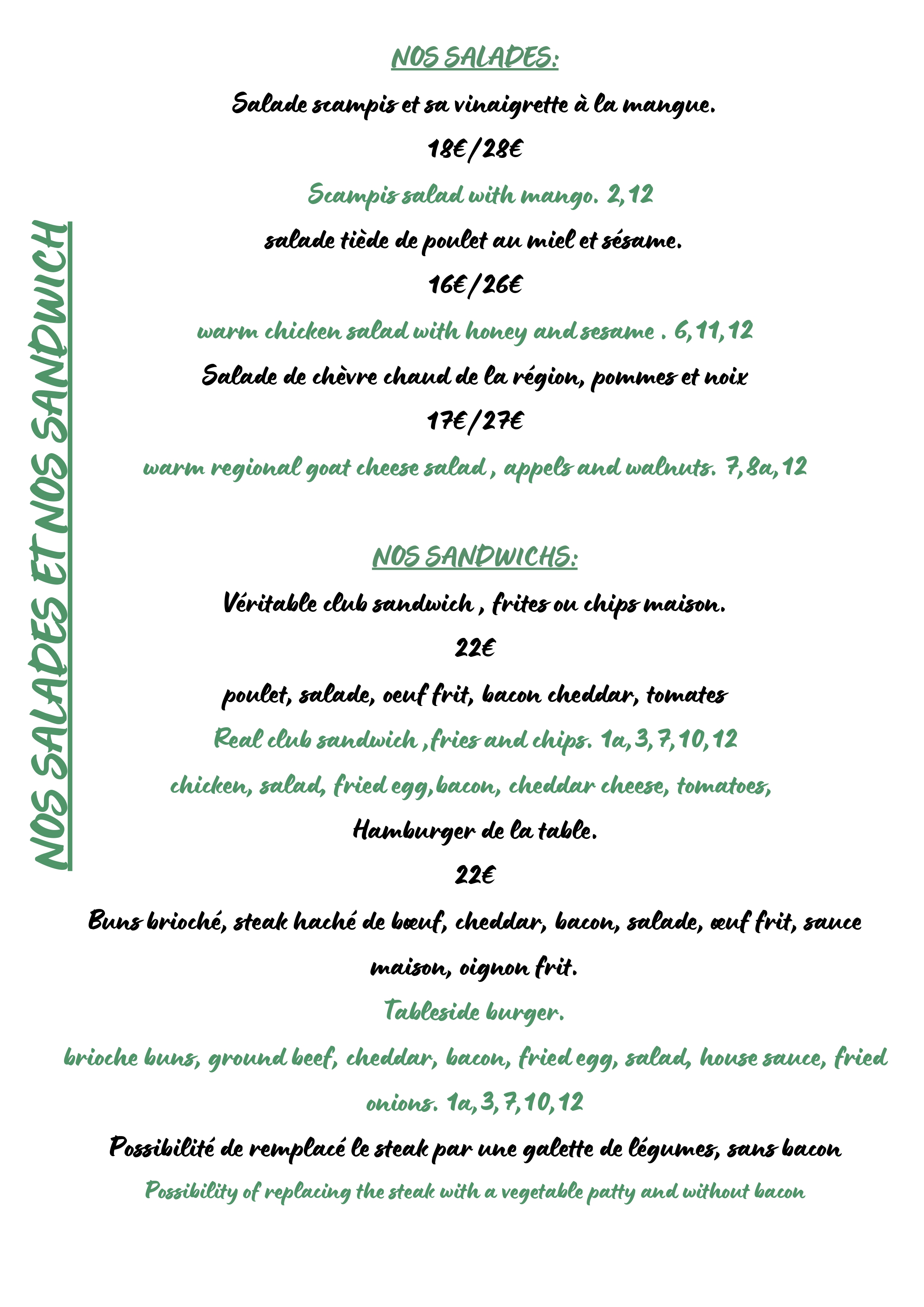 Menu Page 4